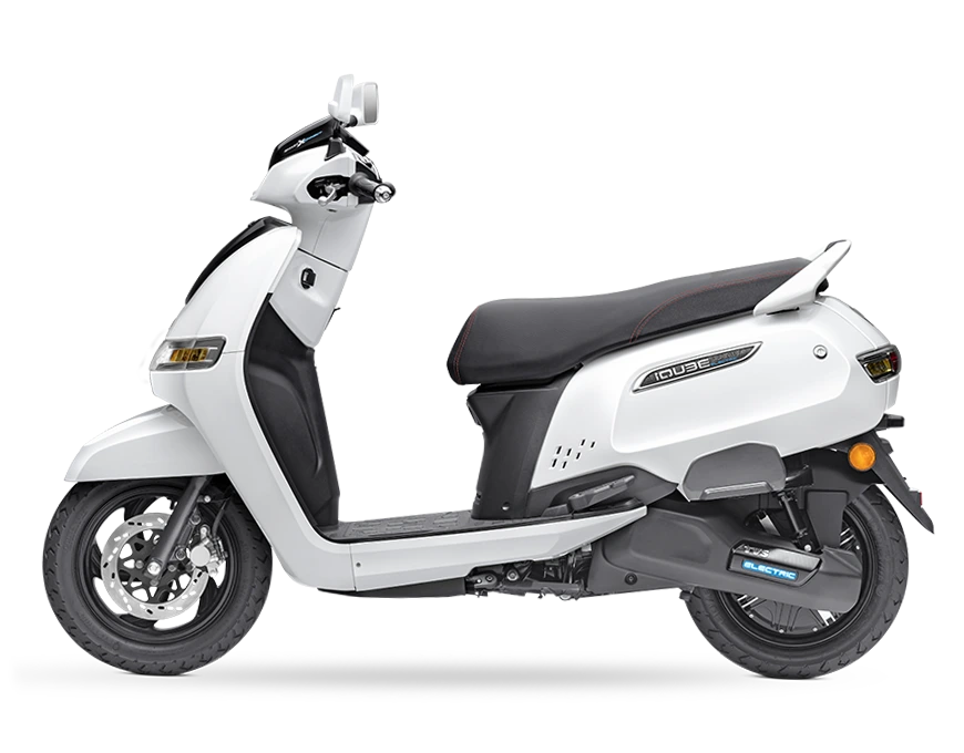 TVS Iqube pearl white03 TVS iQube Electric Scooter Price, Range & Specifications: A Comprehensive Review