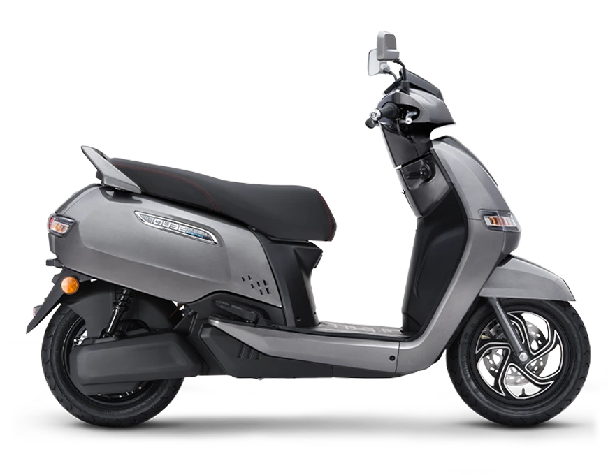 TVS Iqube titanim grey glossy01 TVS iQube Electric Scooter Price, Range & Specifications: A Comprehensive Review