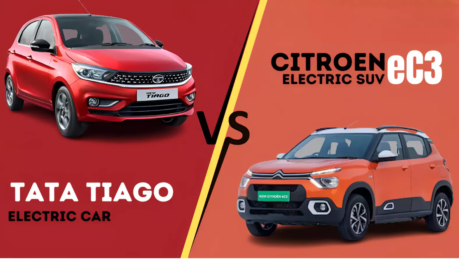 Tata Tiago EV vs Citroen eC3