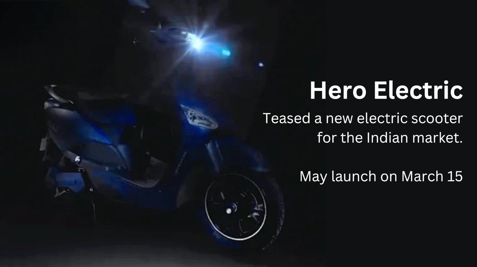 Hero Electric's New Electric Scooter Features, Specifications, and